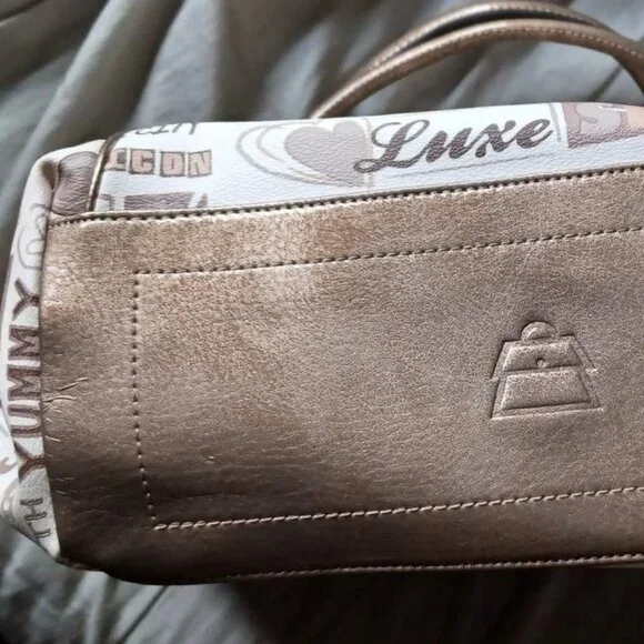 Kathy Van Zeeland Word Up Tote Shoulder Bag & Wallet - Picture 13 of 16